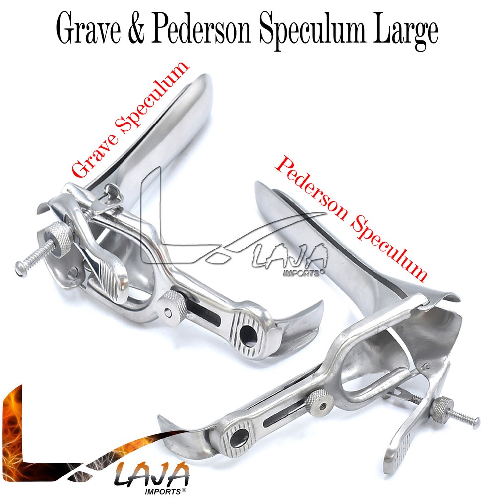 Graves & Pederson Vaginal Speculum Large Gynecology Surgical OB/GYN Instruments