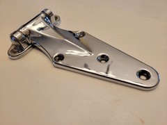 NOS Kason 1070 Chrome Reversible Hinges Set Of 7