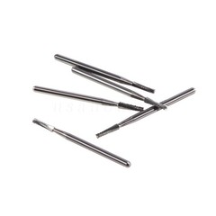 5 piezas Fresas de carburo para cirugía dental 25 mm de longitud FGOS FG-557XL