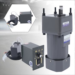 200W 110V AC Gear Motor Electric Variable with Speed Controller Single-phase 20K