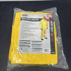 Sas Safety 3-Piece Yellow Rain Suit Medium 6812-01