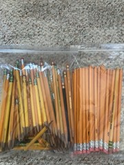 1 lb used mixed pencils