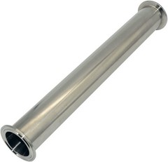 OD 1-1/2” 2 in Length 6″ 8″ Sanitary Pipe tube Ferrule End Clamp Stainless SS316