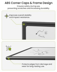 36 X 24 inches Magnetic Dry Erase Board with Aluminum Frame, Whiteboard