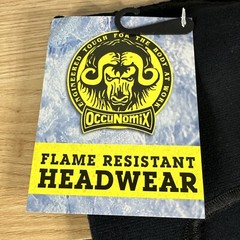 OccuNomix Full Face Flame Resistant Face Cover Hard Hat Tube Liner LK910FR FR