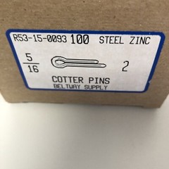 CASE OF 1000 Heavy Duty 5/16″ x 2″ Large Cotter Pins STEEL ZINC!