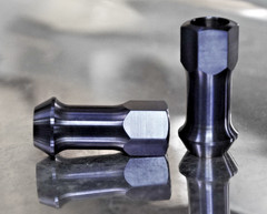 ZAKGEAR Black Titanium Wheel Lug Nut 12×1.25 Open End Acorn 20pcs set