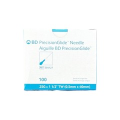 BD PrecisionGlide 305127 25G x 1 1/2 TW (0.5mm x 40mm) Sterile – 1000 Pcs