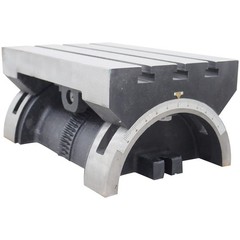 15-Inch Adjustable Angle Tiltable Worktable Cast Iron Milling Drilling Grinding