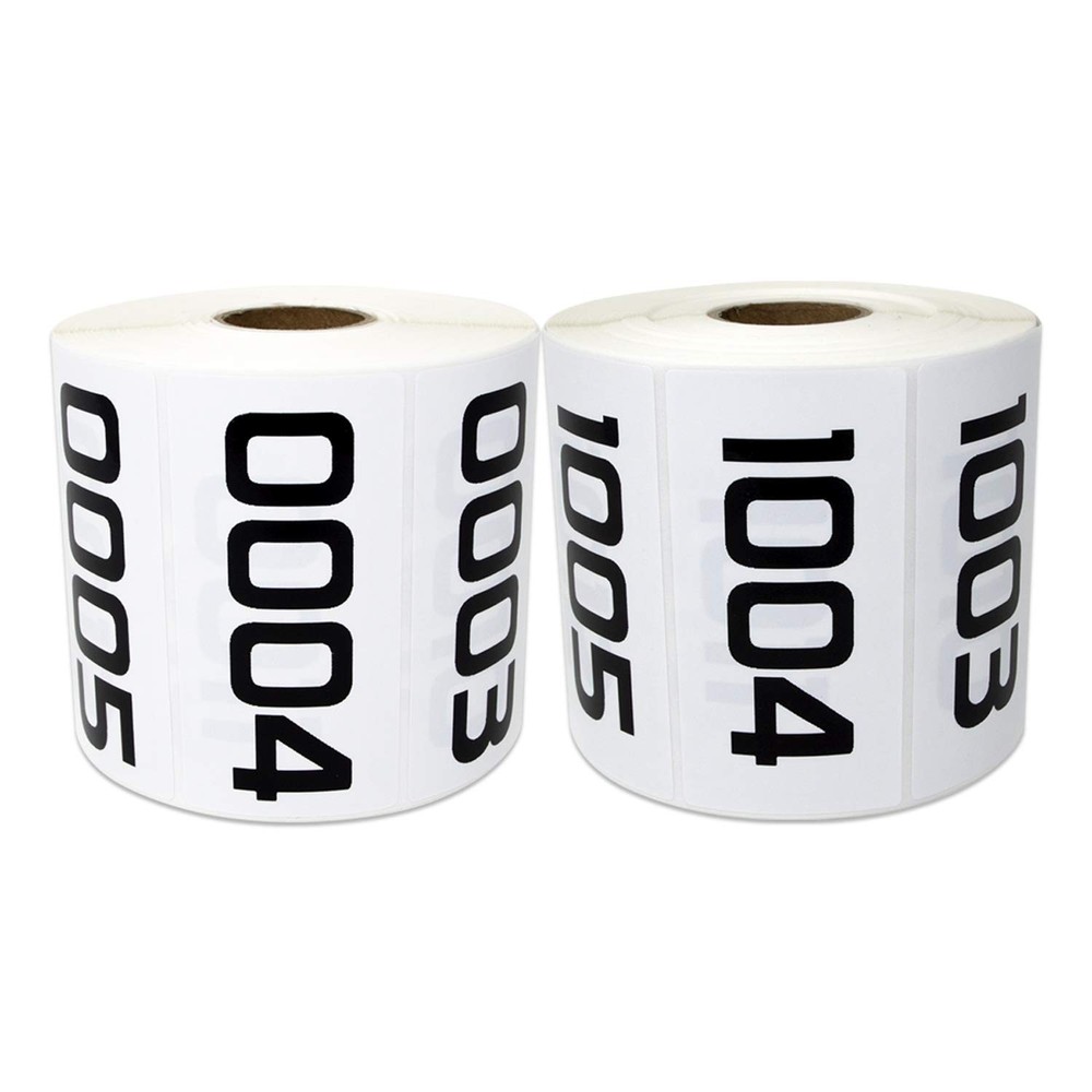 Officesmartlabels – To Consecutive Number Sticker Bundle For