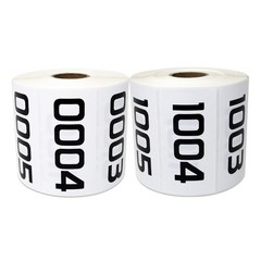 Officesmartlabels – To Consecutive Number Sticker Bundle For