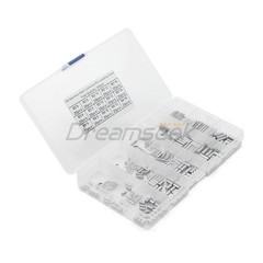 300pcs Cylindrical Pin Locating Dowel Pins Solid M2 M3 M4 Kit Stainless Steel