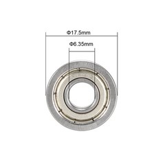 10PCS FR4ZZ Flange Ball Bearing Double Shielded GCr15 Chrome 1/4″x5/8″x0.196″