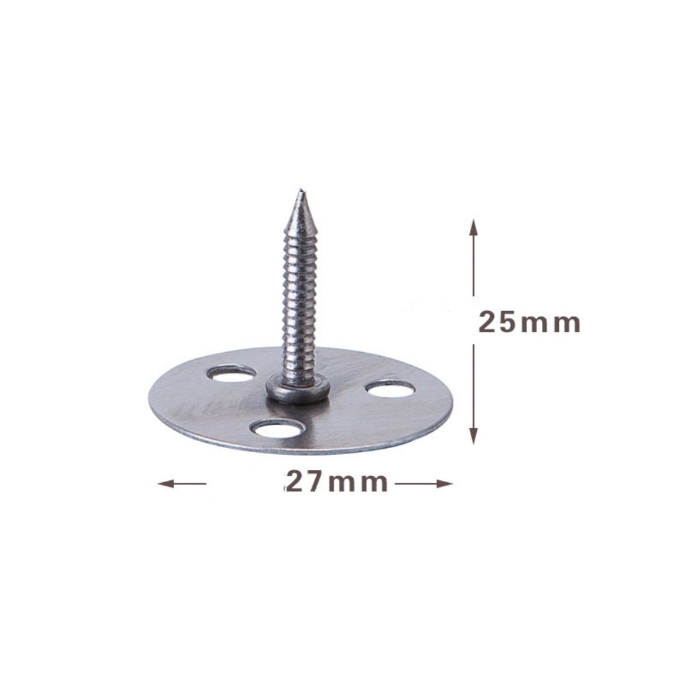 100/50Pc Tire Puncture Spikes Heavy Portable Duty Carbon Steel Round Road Spikes