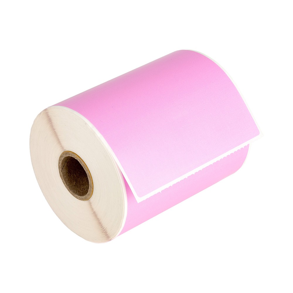 ZEBRA 4×6 PINK 4″ x 6″ Direct Thermal Labels – 1″ Core (15) Rolls/250