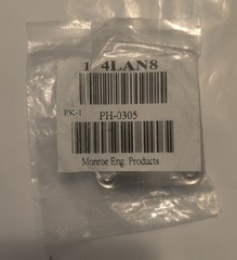 Ten Monroe Recessed Spring Loaded Pulls Handle Stainless Steel #4LAN8