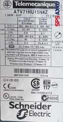 Schneider Electric Altivar 71 ATV71HU15N4Z 1.5kW 400V ATV71HU15N4