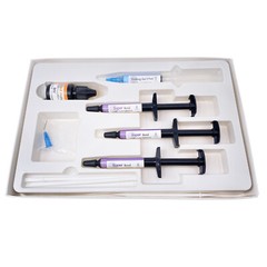 Dental Composite Resin Adhesive Kit /Mini/No-Mix Bonding/Light Cure/Blue Glue