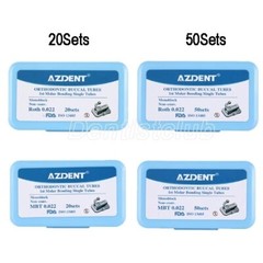 50Set /20Set Dental Ortho Buccal Tube 1st Molar Bondable Non-Conv Roth /MBT 022