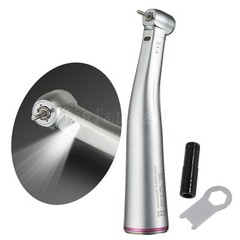 NSK Ti-MAX X95L Style Dental 1:5 LED Fiber Optic Contra Angle Handpiece Red Ring