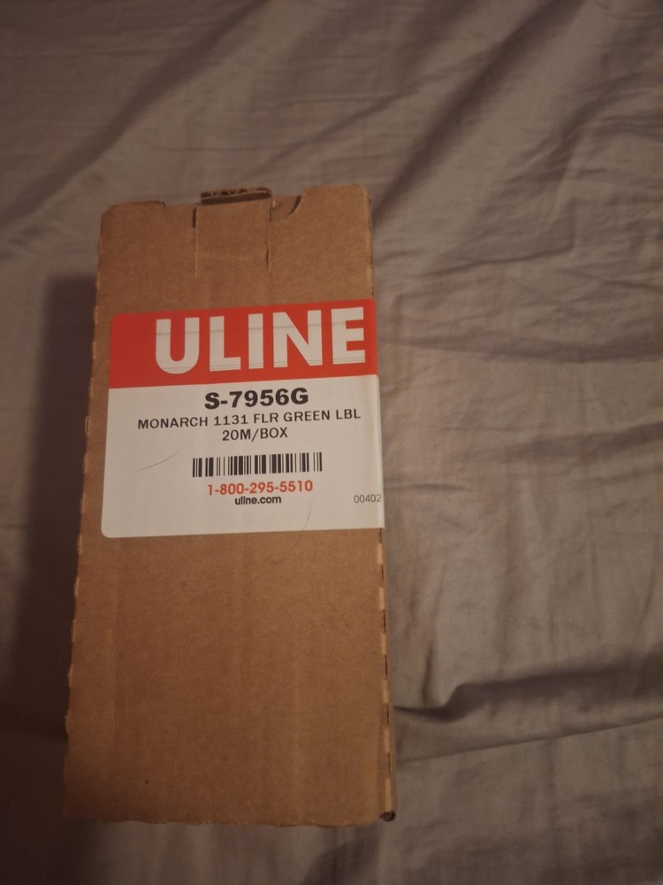 Uline Monarch 1131 Labels Fluorescent Green