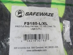 SAFEWAZE Pro Full Body-Harness 1D, MB Chest, TB Legs L/XL GP3137062