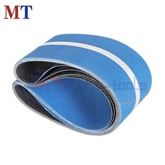 5 Pack 4 Inch X 36 Inch 120 Grit Premium Zirconia X-Weight Sanding Belts