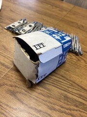 Box Of 50 Blue YA6C-2N LCN6-12 2 Hole Long Barrel Compression Lugs 6STR 1/2” NOS