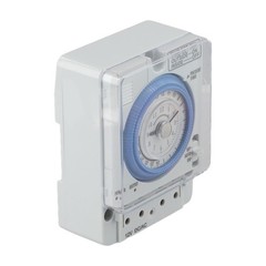 Gray White TB388 Timer Switch for Advertising Lights and Industrial Equipment