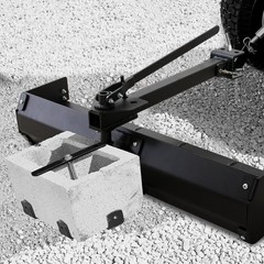 42 in Trailer Box Scraper Tow Behind Box Scraper Lawn Tractor for ATV UTV, Black