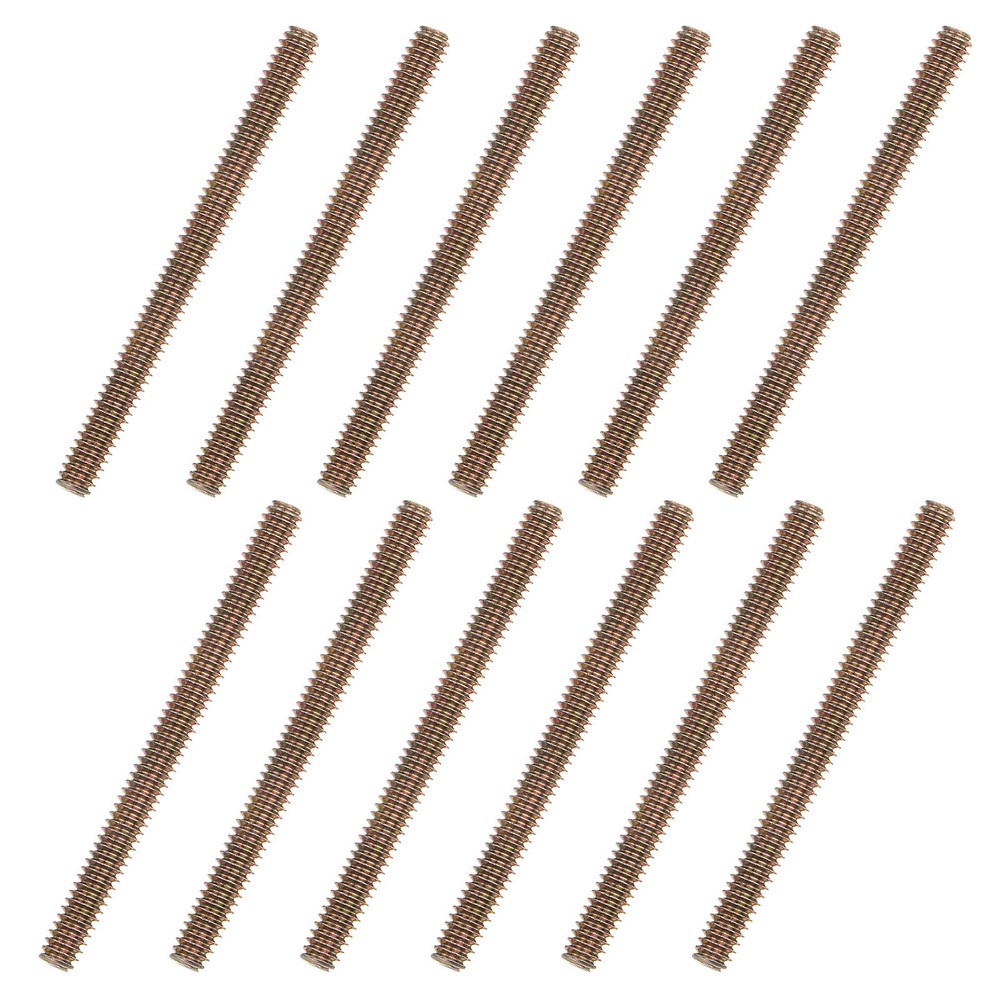12pcs 1/4″-20 Full Threaded All Thread Rod Bar Studs 3″ Length