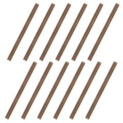 12pcs 1/4″-20 Full Threaded All Thread Rod Bar Studs 3″ Length