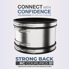 Fernco Strong Back Coupling 54×45 Inches Durable Pipe Fitting for Plumbing