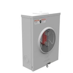 Milbank 200A Single Position Meter Socket Ringless No Bypass 4 Term OH UG 600V