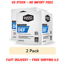 (2 pack) Super Tech DEF Diesel Exhaust Fluid, 2.5 gal