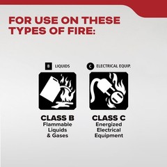 Kidde Mariner PWC Marine Fire Extinguisher 2lb Class B C for Boats Watercrafts