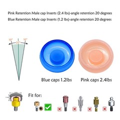 US Dental Overdenture Retention Caps For Implant Zest Locator Abutment Inserts