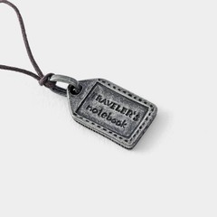 Traveler’s Company TF Charm Tag Motif Pewter Charm Made in Thailand