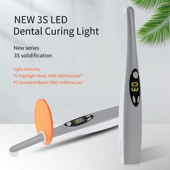 Dental LED Light Cure Lamp Cordless 3Second Fast Curing Light 2 Modes 3SEC USA