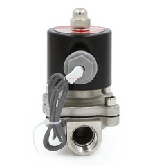U. S. Solid 1/2″ Stainless Steel Electric Solenoid Valve 24V DC Normally Closed