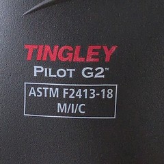 Tingley Men’s 8 Women’s 10 Black Pilot G2 Safety Toe Slip Resistant Knee Boots