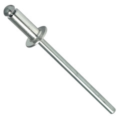 Aluminum Body Steel Mandrel Pop Rivets Blind Dome Head All Sizes Available