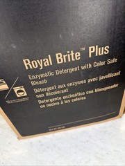 ECOLAB 6100917 Royal Brite Plus Enzymatic Detergent Color Safe Bleach 45lbs New