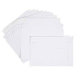 100 Pack 6.5″ x 4.5″ Rigid Mailers Self Sealing Flap, Bulk Cardboard Envelopes