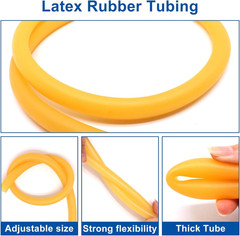 Latex Tubing, Natural Rubber Tubing 1/2″ ID X 5/8″ OD Surgical Tubings Sling Sho