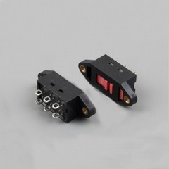 10pcs AC 115V/230V Conversion switch 6-PIN power toggle switch 5A 250V/10A 125V
