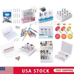 AZDENT Dental Lab Polishing Kit HP RA FG Polisher Burs For Low Speed Handpiece