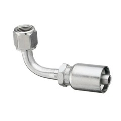NEW 10x 13943 6-6 PK STYLE HYDRAULIC HOSE FITTINGS 3/8″ Hose 3/8″ FJIC 90 Degree