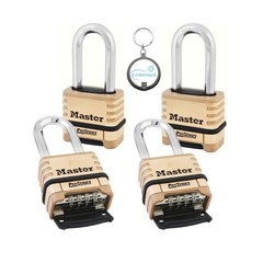 Master Lock 1175DLH 2-1/4in (57mm) Wide ProSeries Brass Resettable Combinatio…