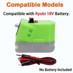 NEW DC Power Supply Adjustable Voltage For Ryobi 18V Li-ion Battery Portable